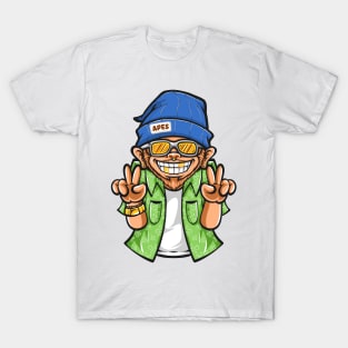 Funny Monkey Smiling T-Shirt